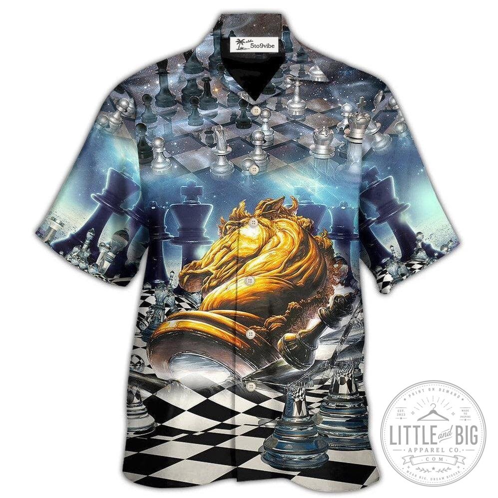 Chess Knight Horse Piece Game Board Hawaiian Shirt