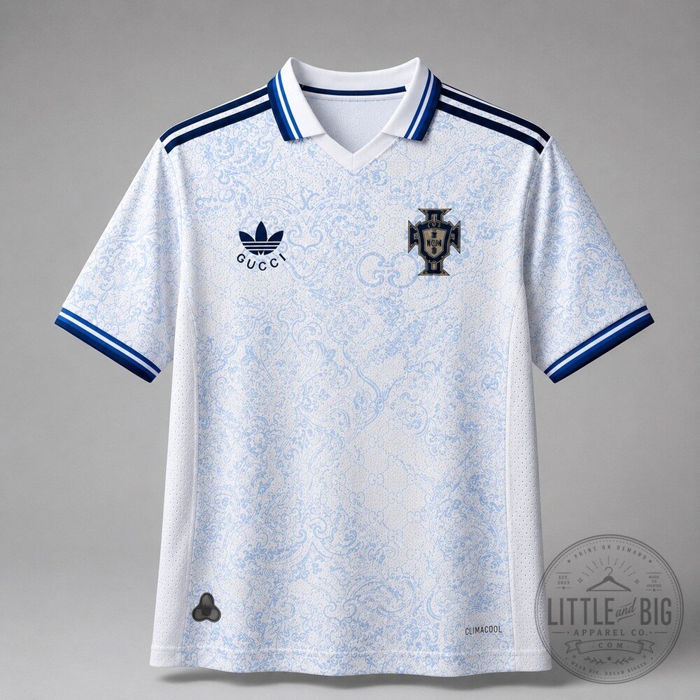Portugal x Gucci x Adidas Jersey Shirt for Stylish Game Day Wear