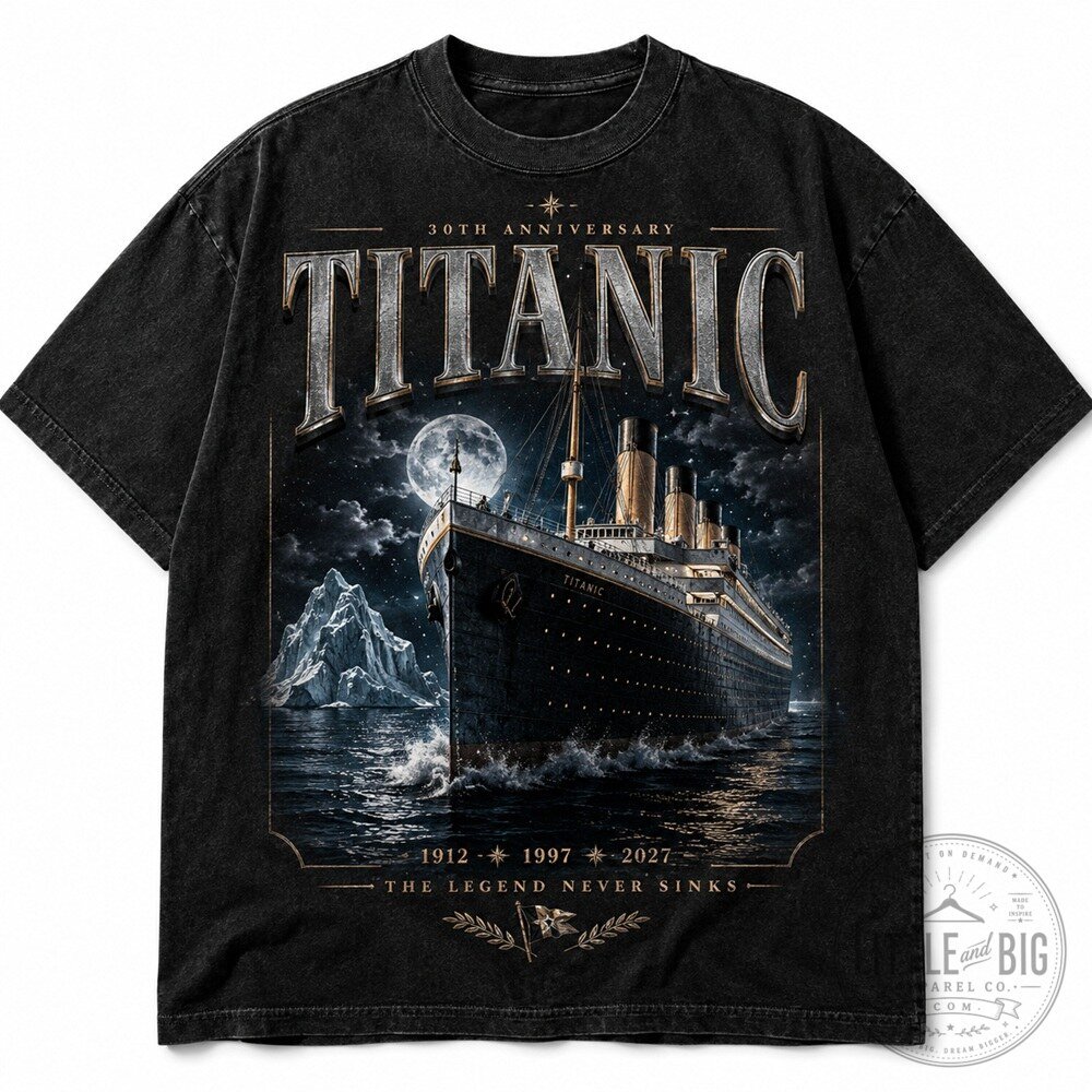 Titanic 30th Anniversary Shirt for Fans - Celebrate Nostalgia in Style