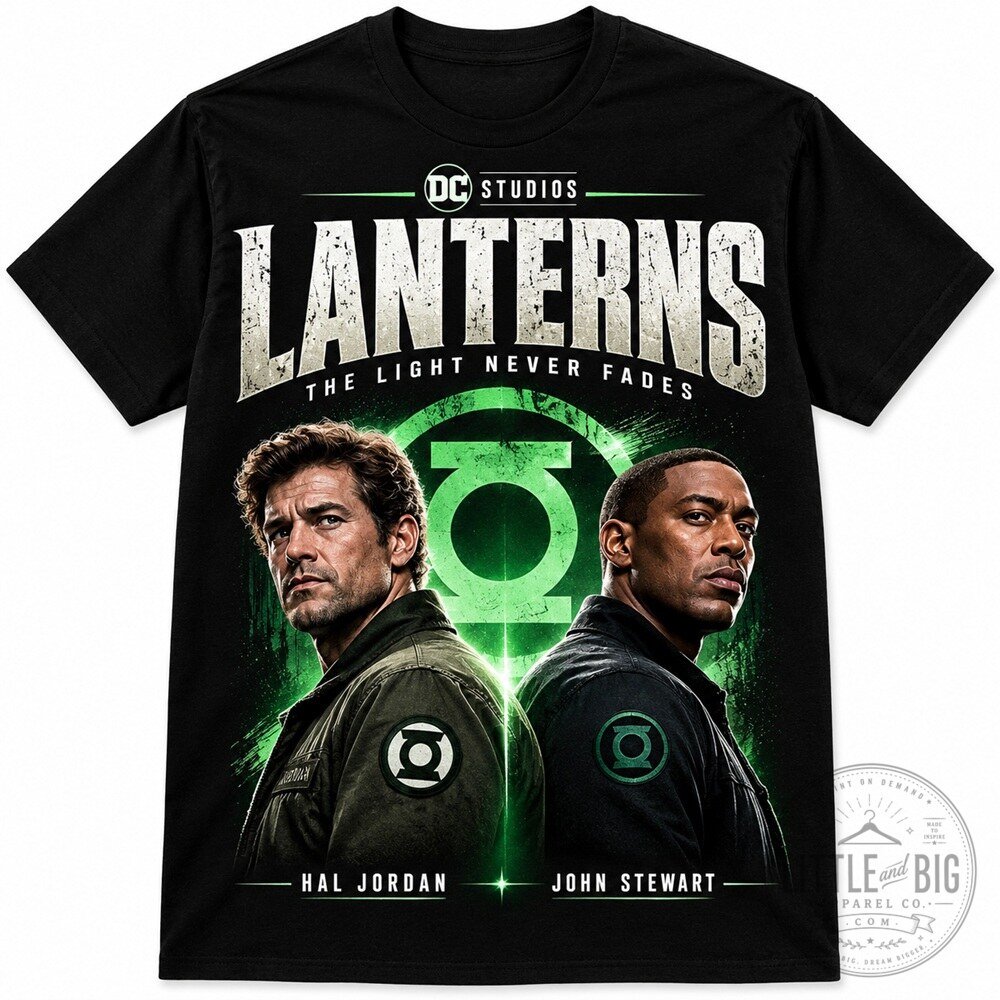 Hal Jordan and John Stewart Lanterns Poster Shirt for Fan Style