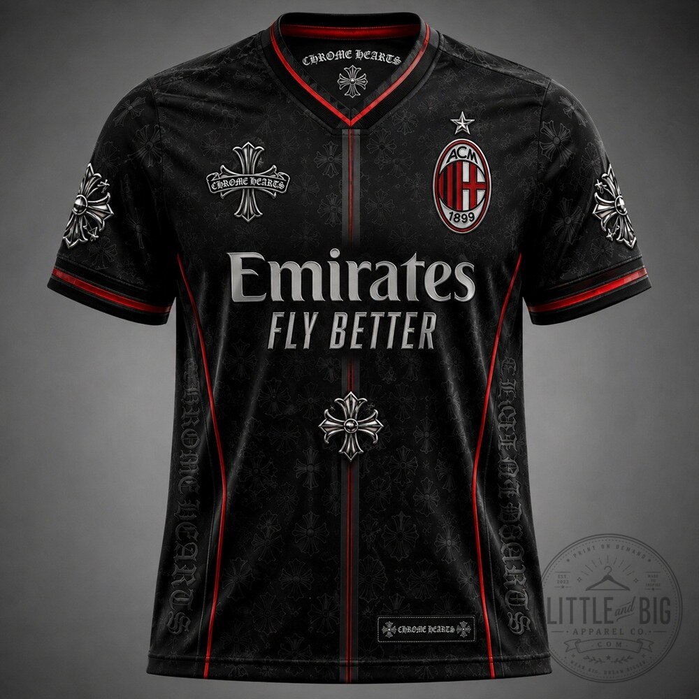 AC Milan Chrome Hearts Jersey for Stylish Fan Support