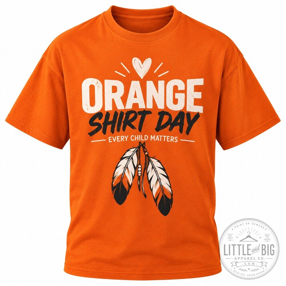 Orange Shirt Day Tee - Every Child Matters Silhouette