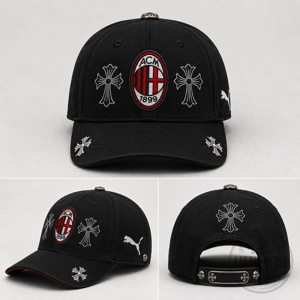AC Milan x Puma x Chrome Hearts CAP