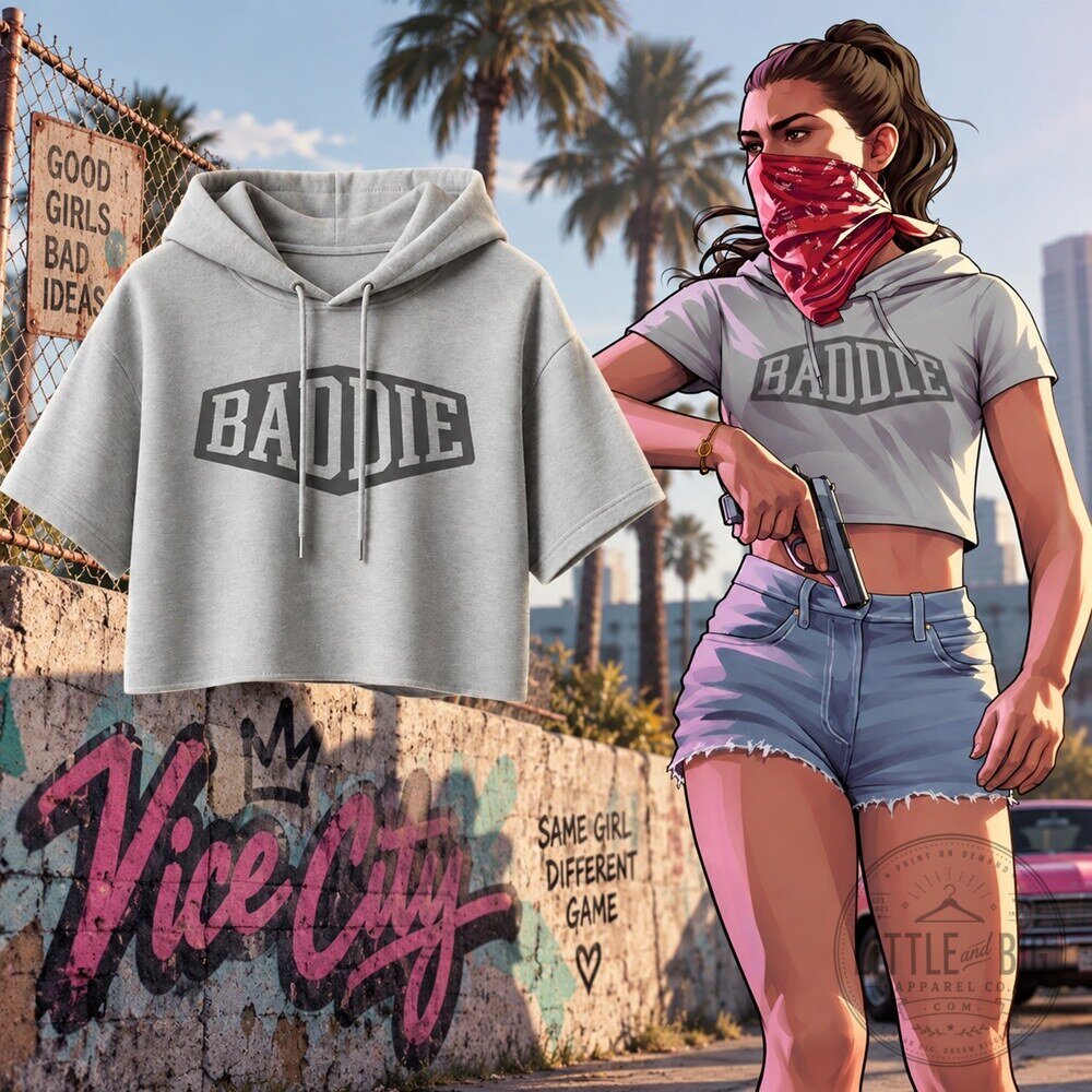GTA 6 Lucia Baddie Crop Hoodie 2026 Trending