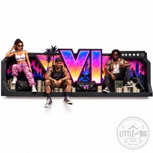 GTA VI LED Light Box & Diorama Shelf – Grand Theft Auto 6 Vice City Character Display Hot Trend 2026