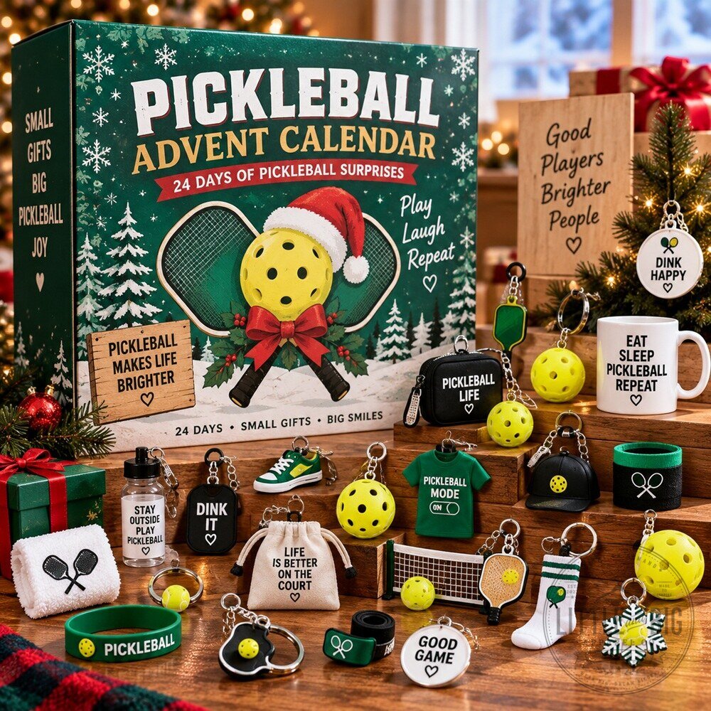 Pickleball Advent Calendar 24 Days Gift Box