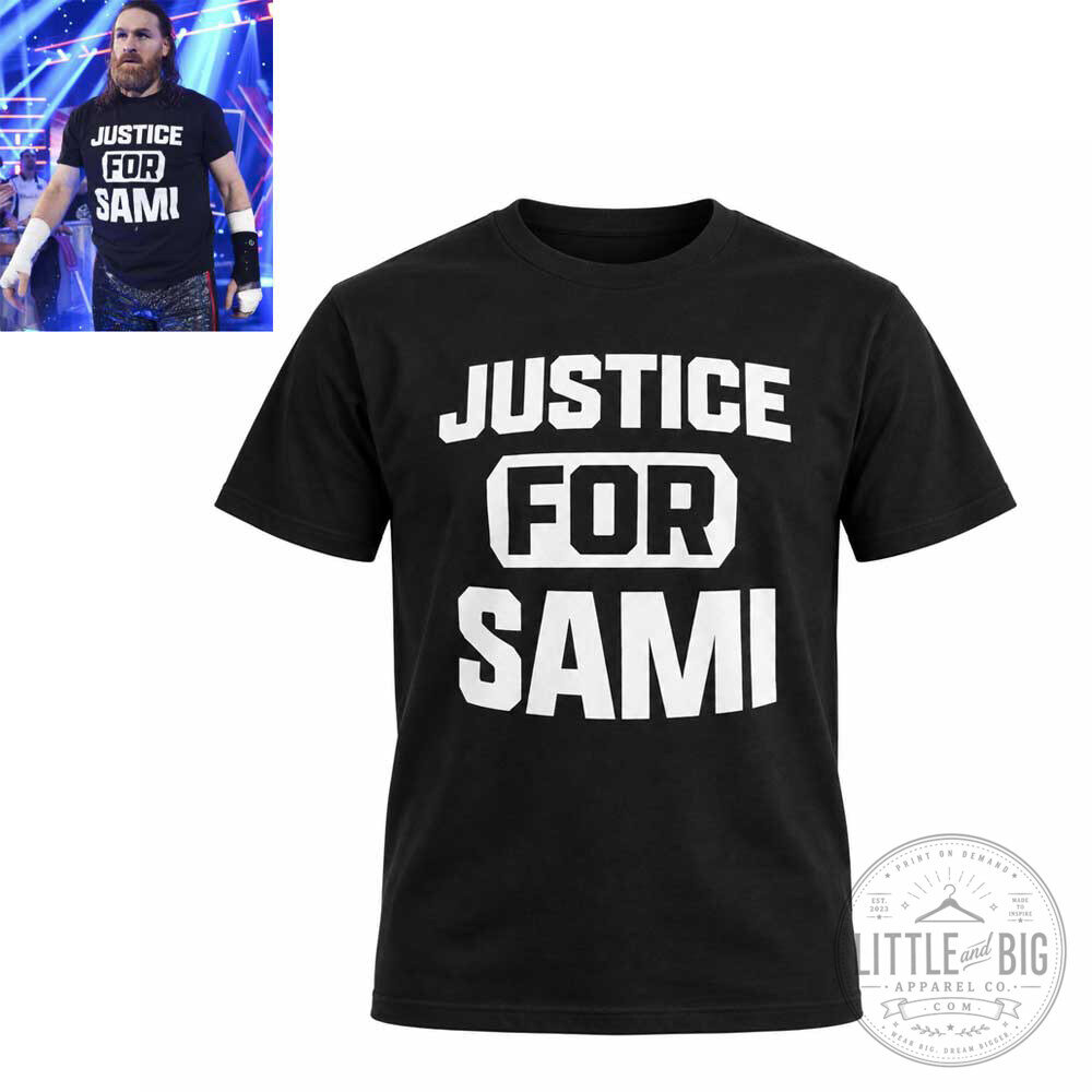 WWE x SmackDown x Justice For Sami Zayn T-shirt 5 WWE x SmackDown x Justice For Sami Zayn T-shirt