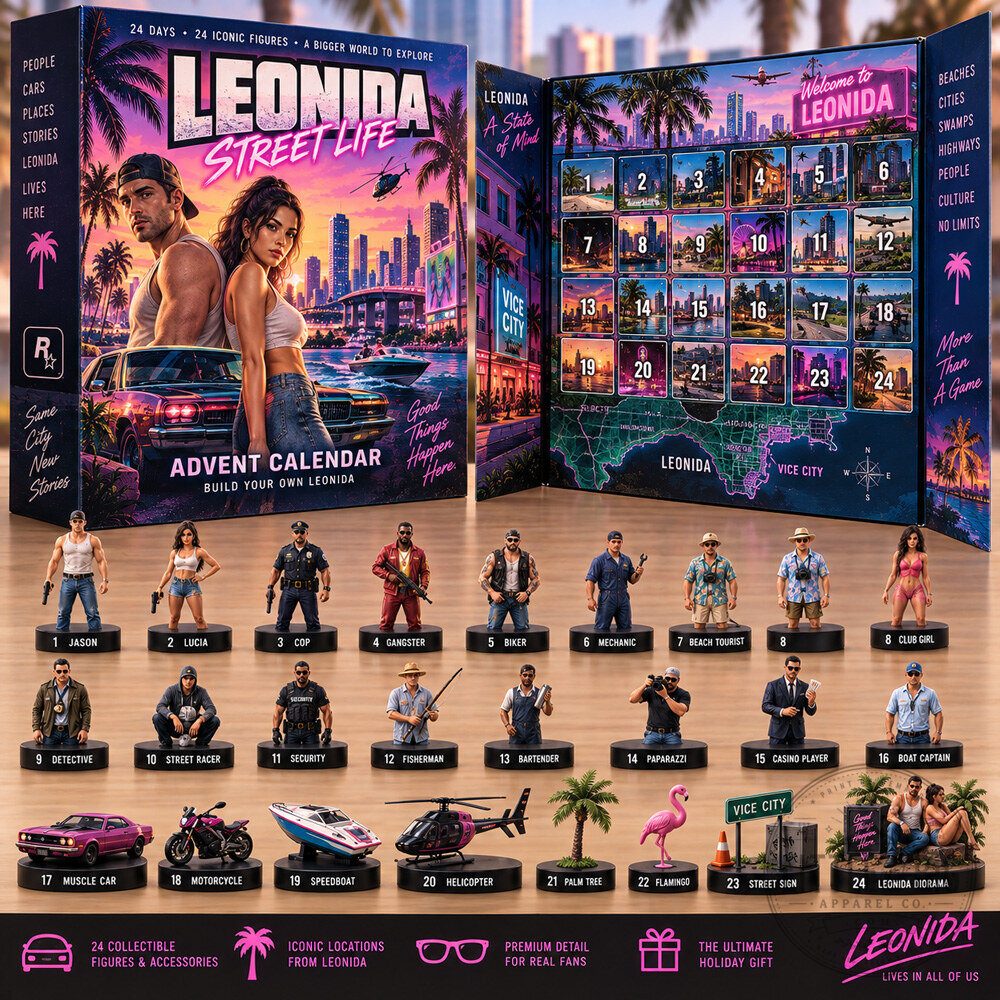 GTA 6 x Leonida Street Life Advent Calendar