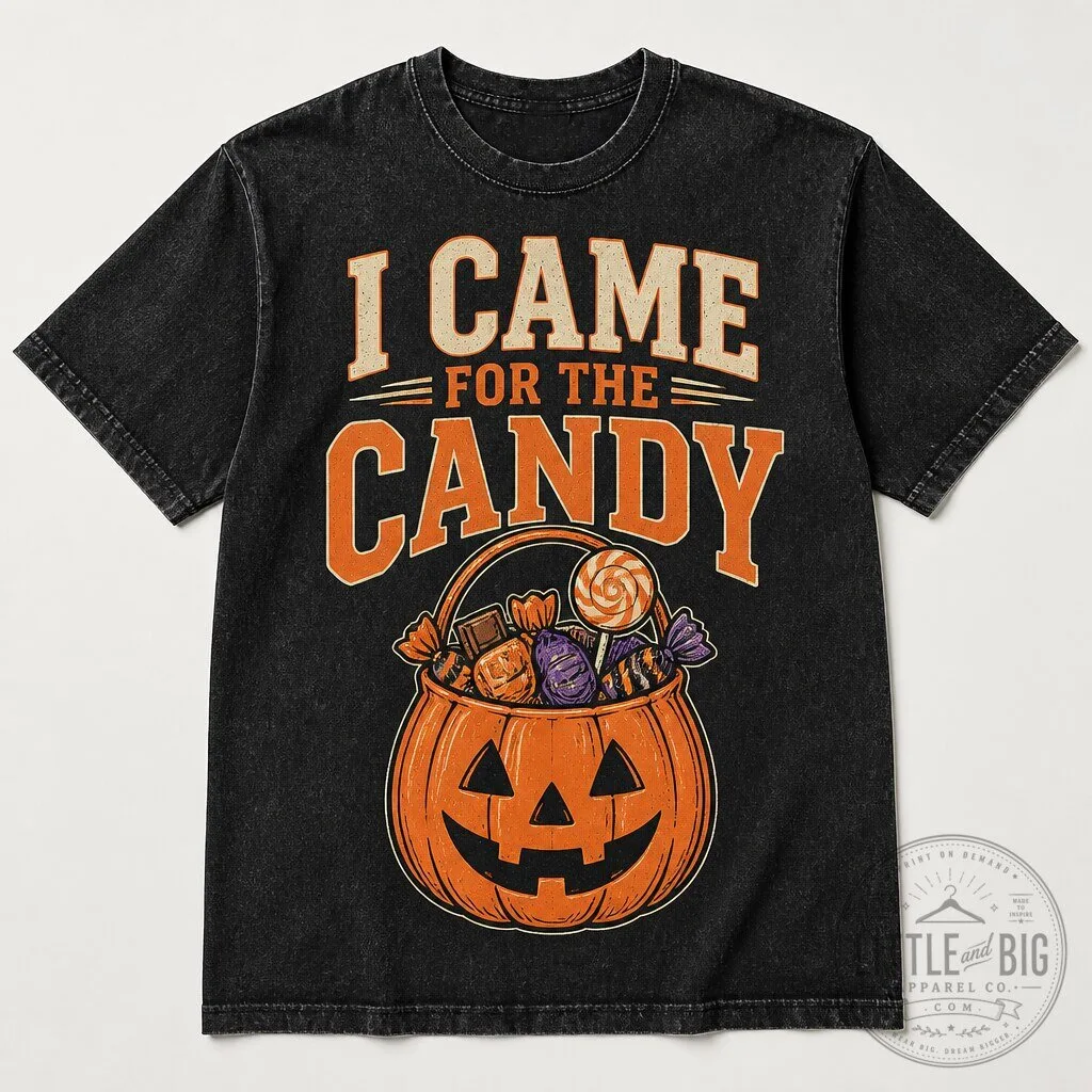 Came for the Candy Halloween T-Shirt Funny Gen Z Halloween Shirt