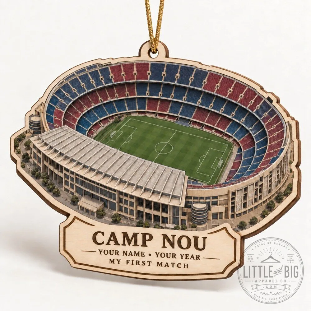 Barcelona x Christmas Personalized Camp Nou Stadium Ornament 8 Barcelona x Christmas Personalized Camp Nou Stadium Ornament