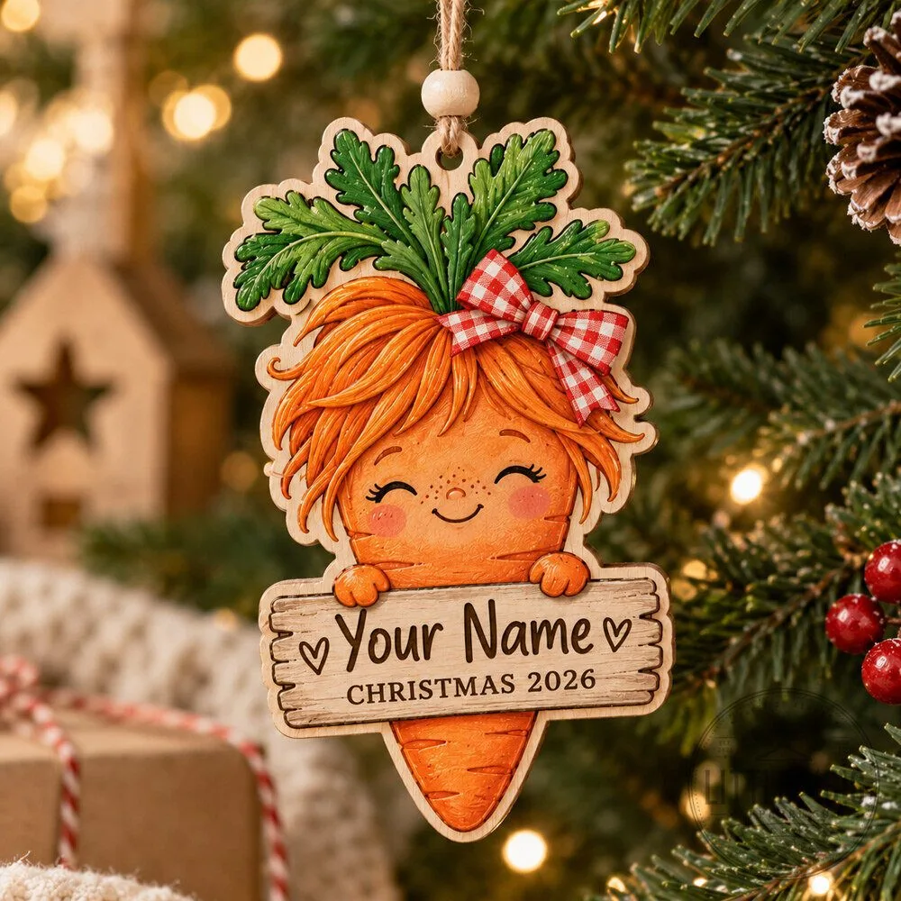 Carrot Top Ornament for Team Spirit and Stylish Decor