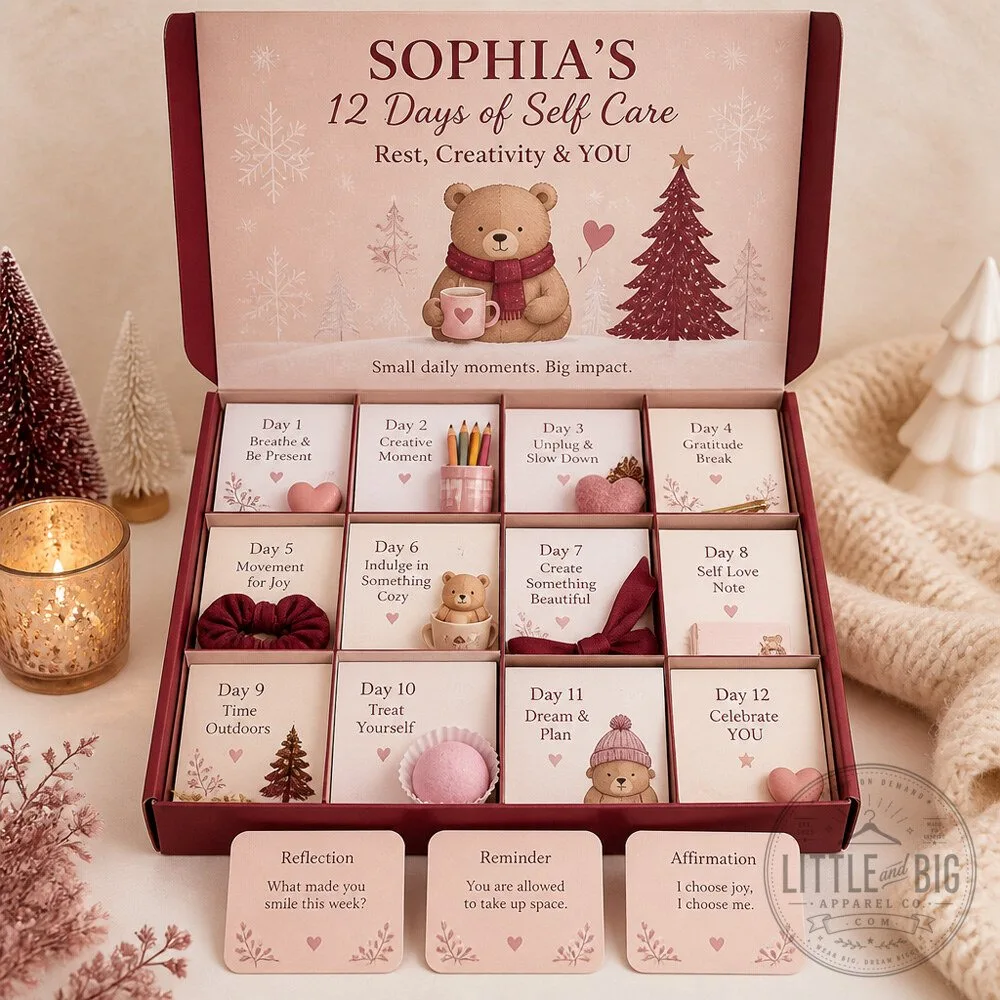 Self Care Activity Advent Calendar With Personalized Prompts and Reflection Cards